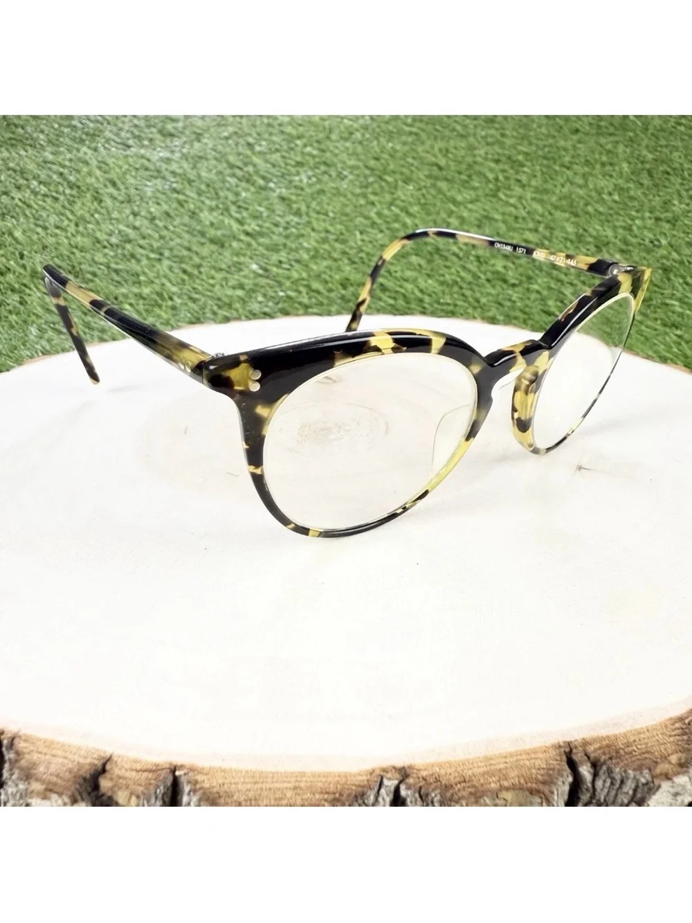 Oliver Peoples Eyeglasses Frames Jonsi OV5348U 1571 47-21-145 Yellow Havana Tort